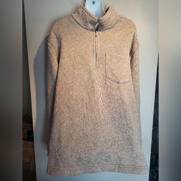 NEW Old Navy Men's Beige Sweater with Zipper - Picture 1 of 5